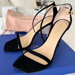 Stuart Weitzman Amelina Suede Sandals